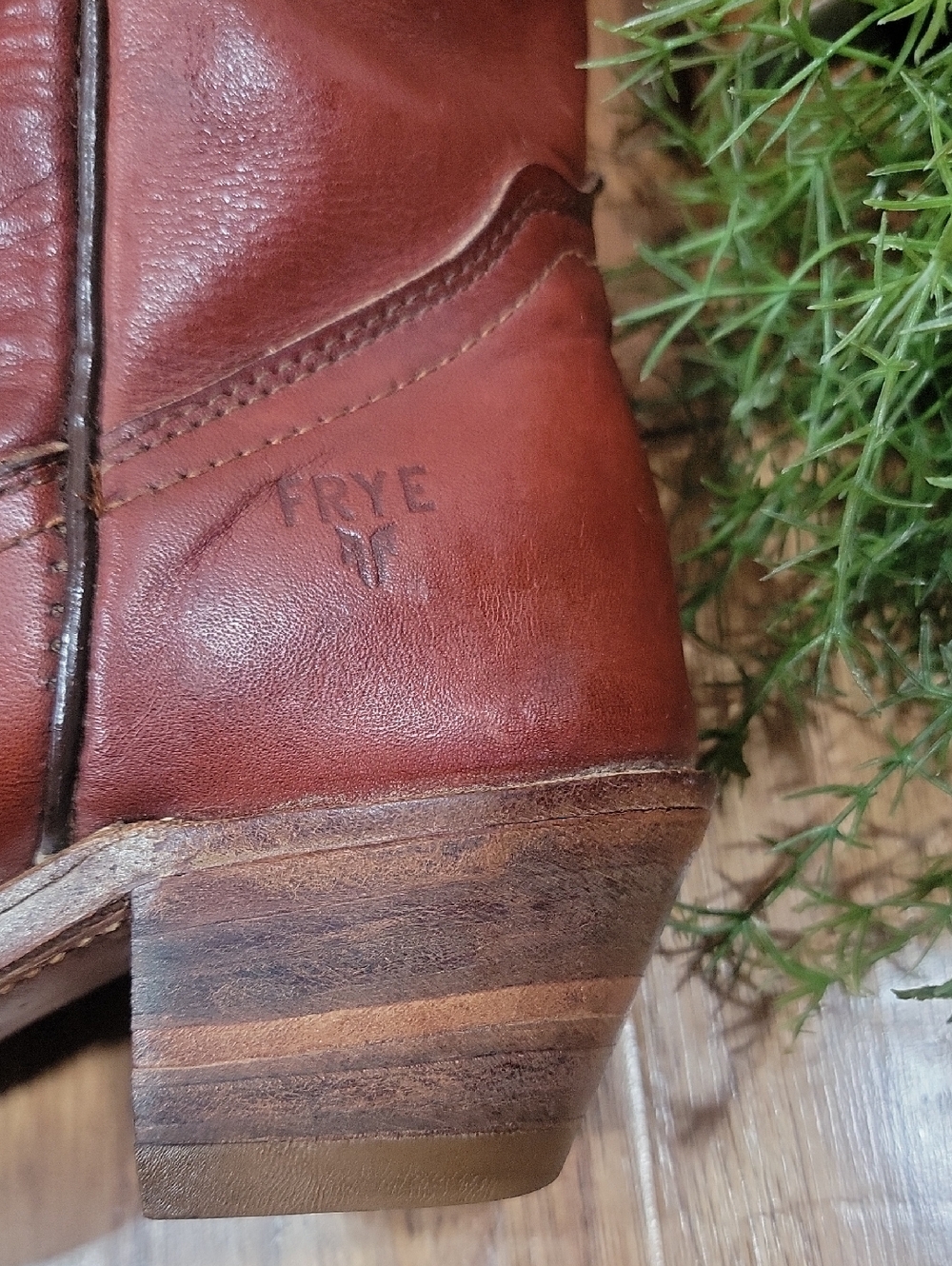 Vintage Frye Women's Snip Toe Cowgirl Boots 5.5 - Picture 7 of 16